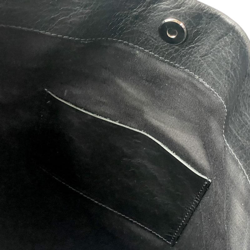 レザーショルダーバッグ（2WAY）／シルバー | gr.