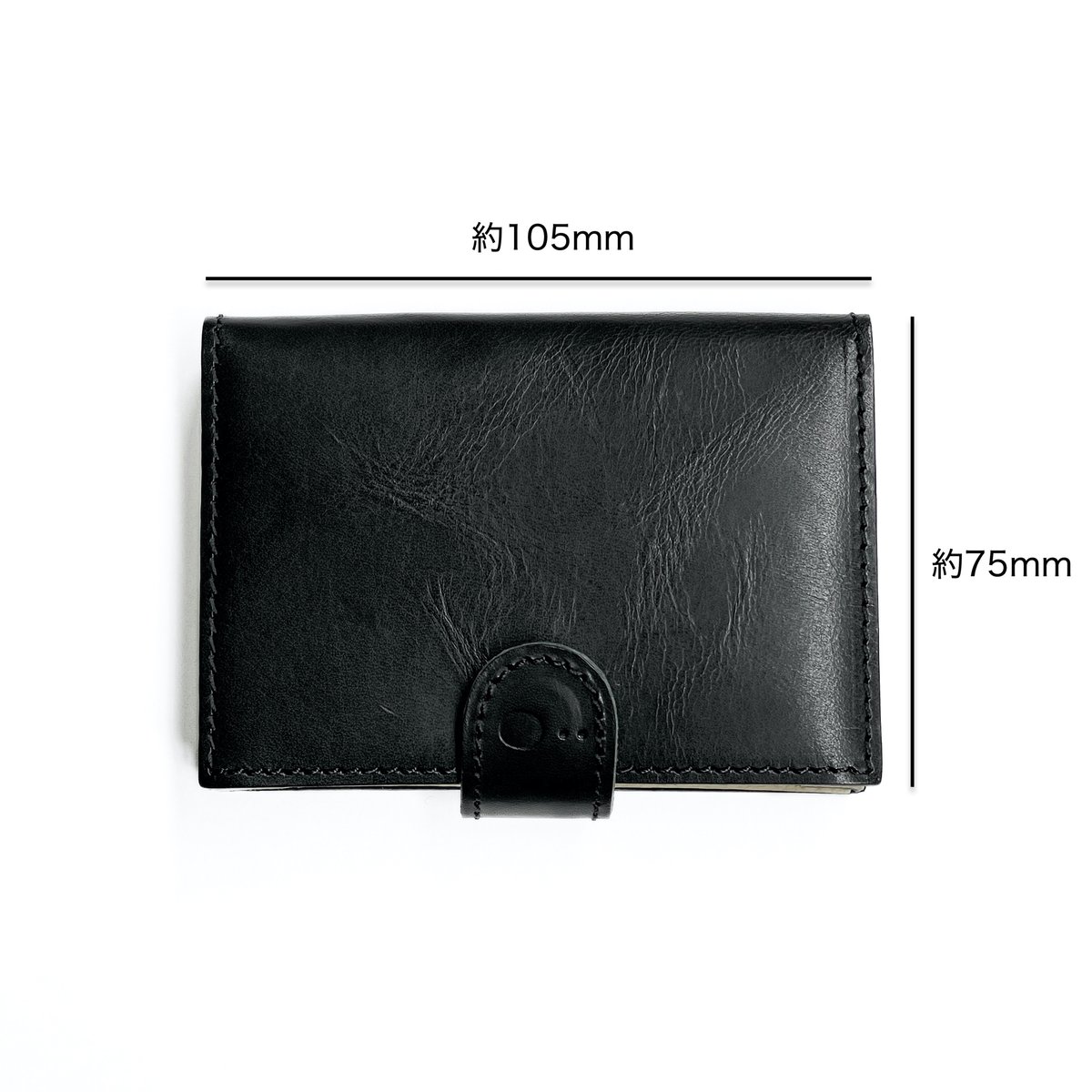 レザーカードケース ／シルバー | gr.