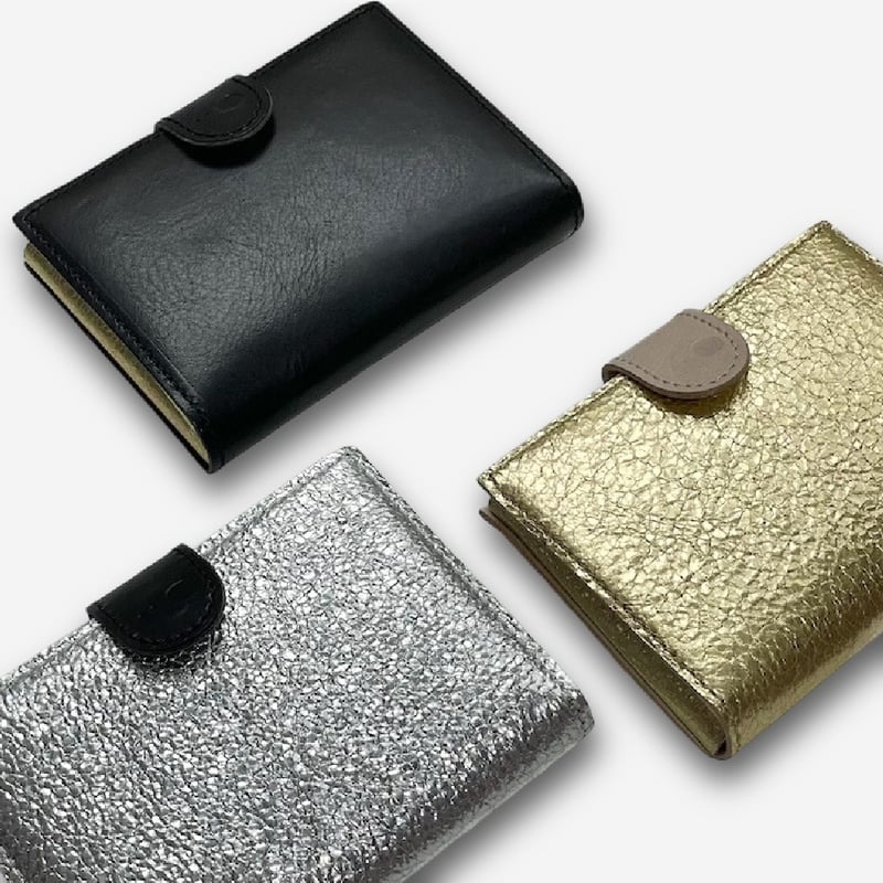 レザーカードケース ／シルバー | gr.