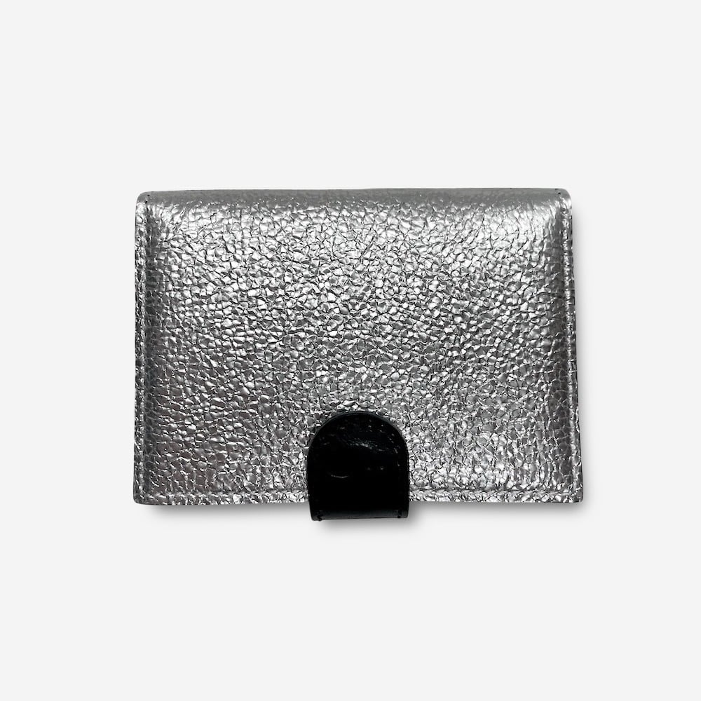 ジーアール（gr．）/レザーカードケース／シルバー レザーカードケース ／シルバー | gr.