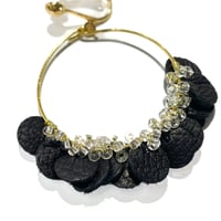 【蝶々／ブラック】イヤリング・ピアス