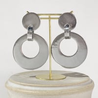HOOP/メタリックシルバー（ピアス・イヤリング）