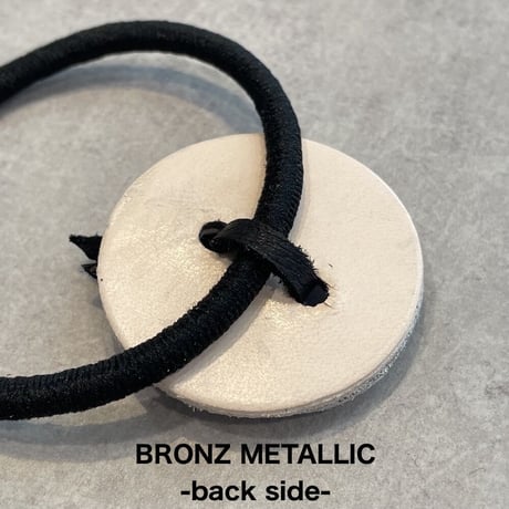 gr.オリジナルレザーヘアゴム／本革ハンドメイド／日本製