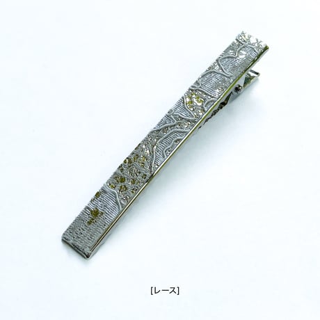 レザーヘアクリップ【8cm／8mm幅】