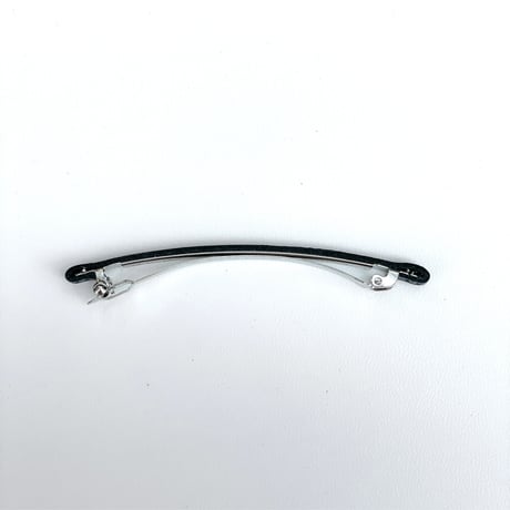 レザー極細バレッタ