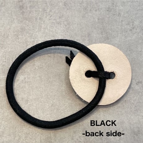 gr.オリジナルレザーヘアゴム／本革ハンドメイド／日本製
