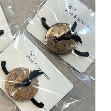 gr.オリジナルレザーヘアゴム／本革ハンドメイド／日本製