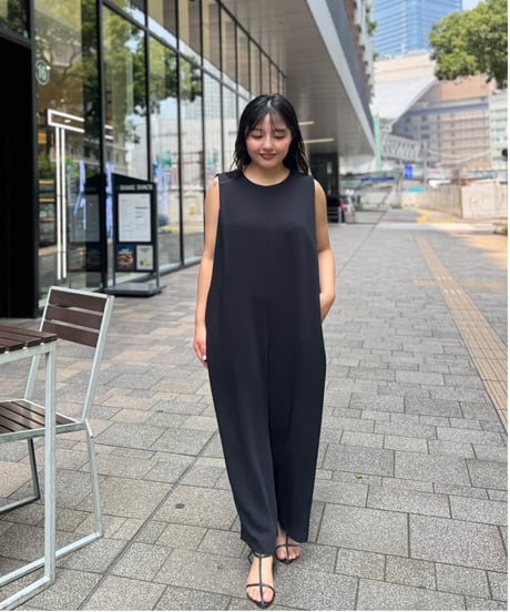 スタイリッシュサロペット(ブラック)
