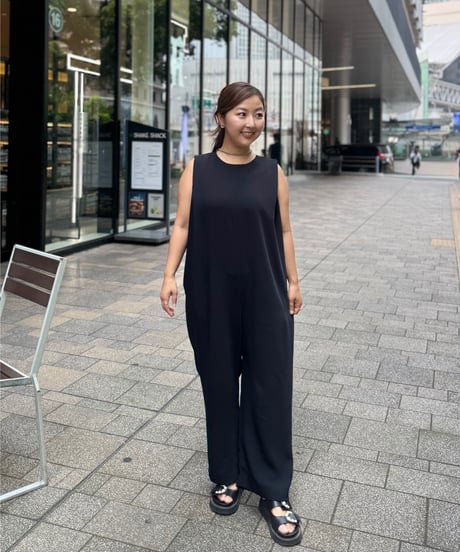 スタイリッシュサロペット(ブラック)