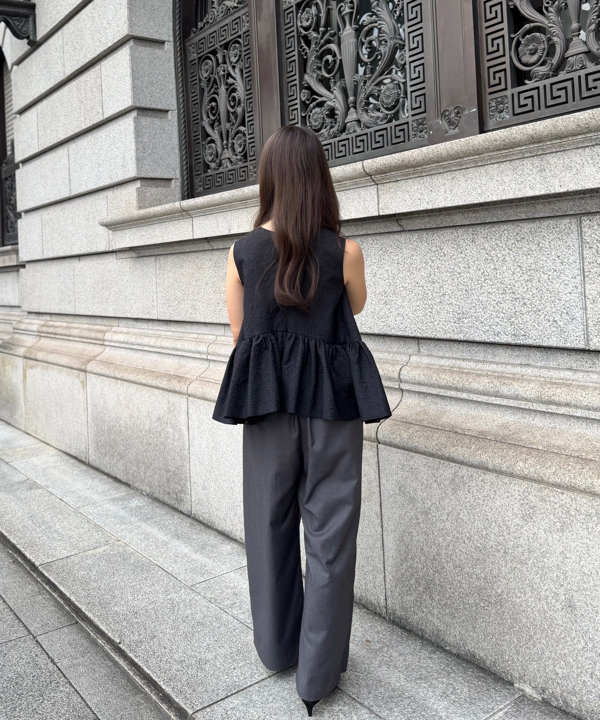 イージーパンツ-Sサイズ-(グレー) | Syell Raffiné