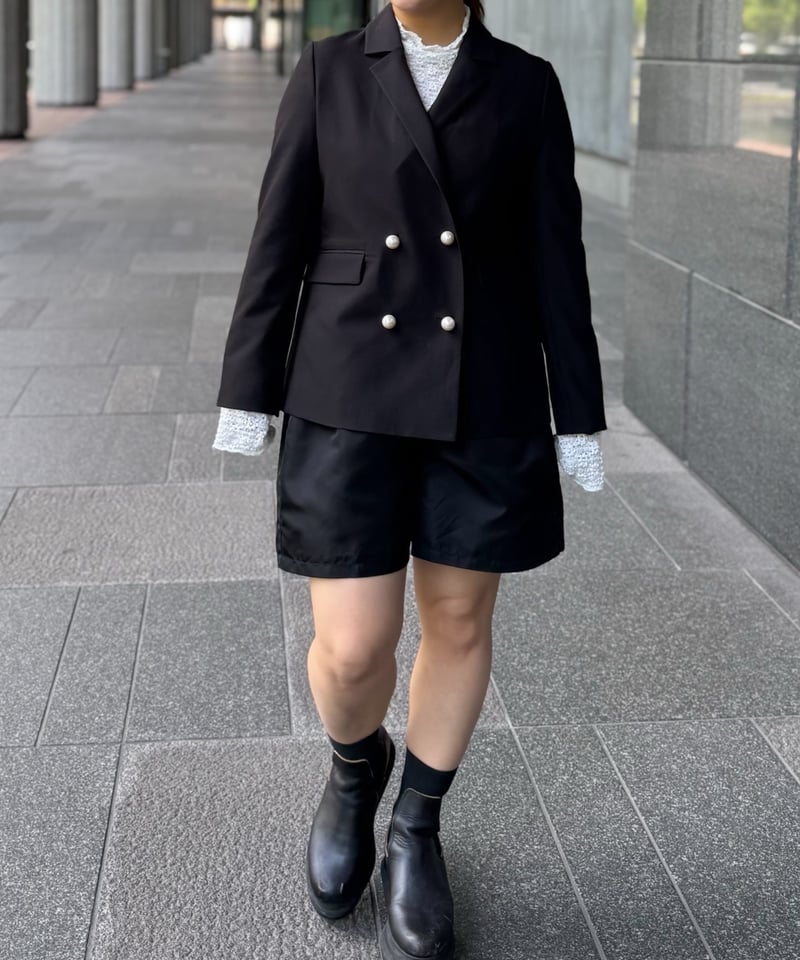 パールリボンジャケット(ブラック) | Syell Raffiné