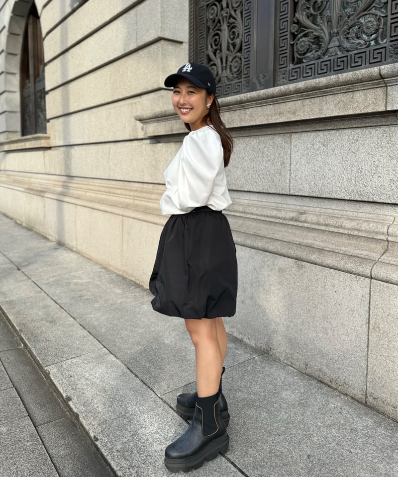 バルーンショートパンツ(ブラック) | Syell Raffiné バルーンショートパンツ(ブラック) | Syell Raffiné