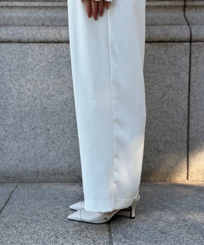 イージーパンツ-Sサイズ-(ホワイト) | Syell Raffiné