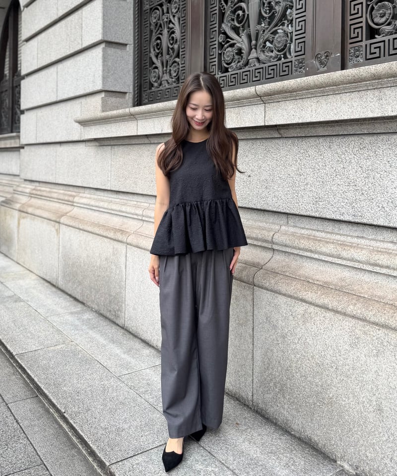 イージーパンツ-Sサイズ-(グレー) | Syell Raffiné