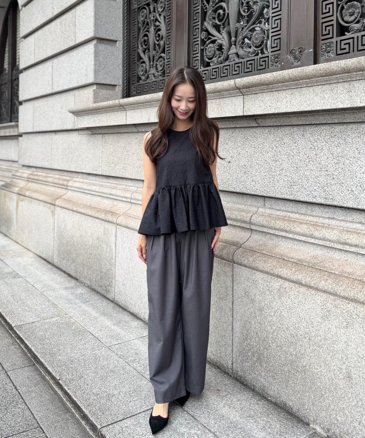 イージーパンツ-Sサイズ-(グレー) | Syell Raffiné イージーパンツ-Sサイズ-(グレー) | Syell Raffiné