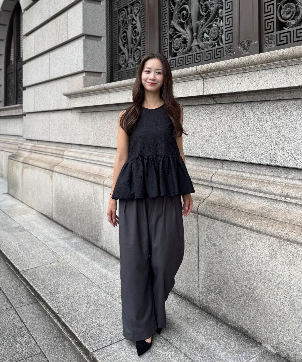 イージーパンツ-Sサイズ-(グレー) | Syell Raffiné