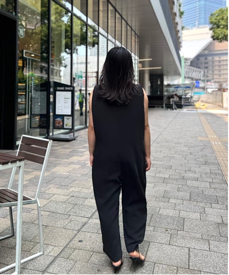 スタイリッシュサロペット(ブラック)