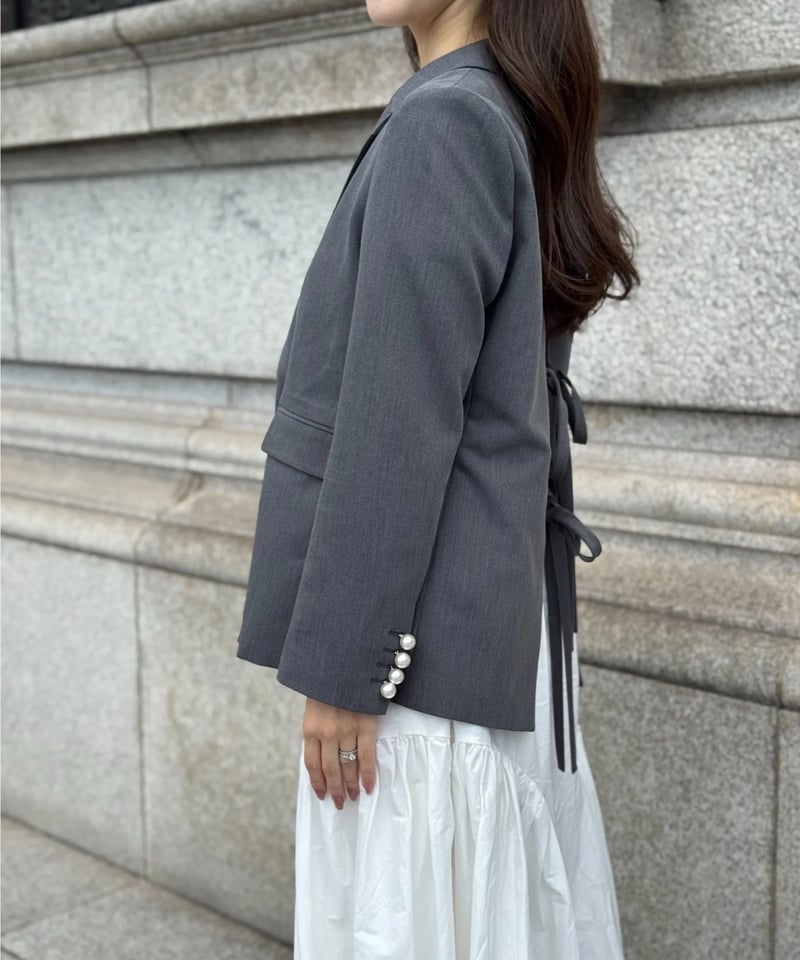 リボンパールジャケット　maronenonfee グレースコンチネンタル　好きに リボンパールジャケット maronenonfee グレースコンチネンタル 好きに