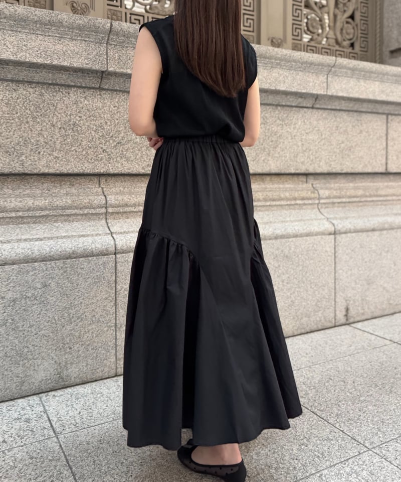 【新品　完売品】GIRLISH St.cecilia ブラック ワッフルスカート St.cecilia skirt – GIRLISH