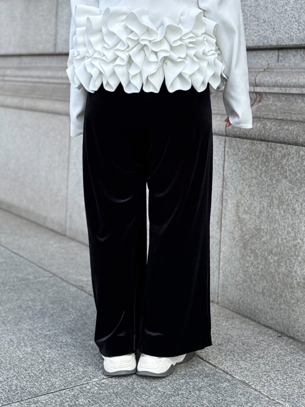 *パンしろイル*ページ ベロアイージーパンツ-SSサイズ- | Syell Raffiné