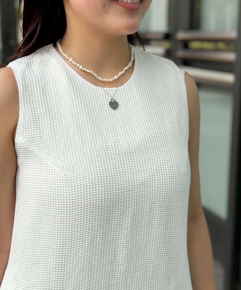 メッシュワンピース(ホワイト) | Syell Raffiné