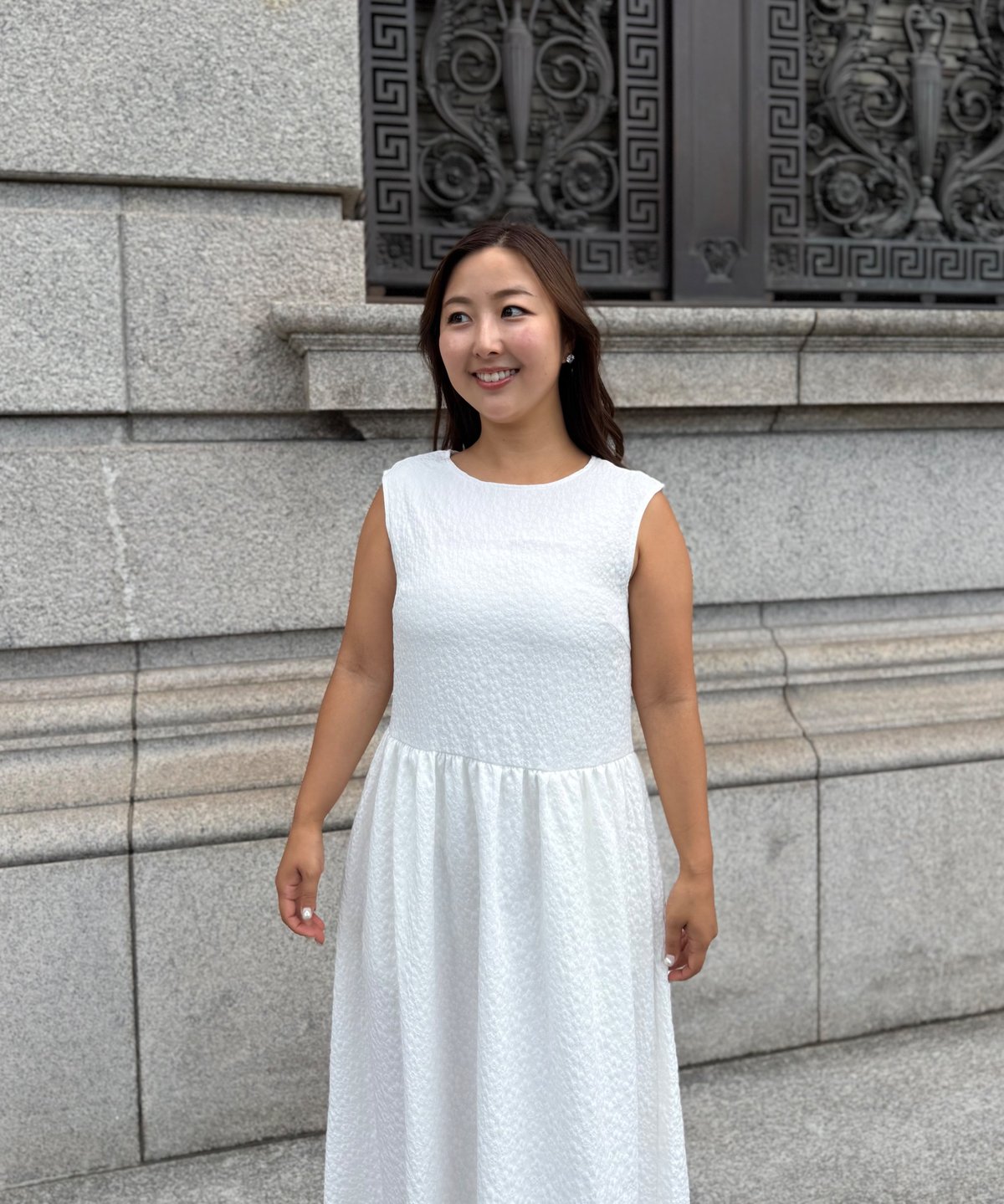 hazama 特別な毎日のワンピース　ホワイト hazama 特別な毎日のワンピース white