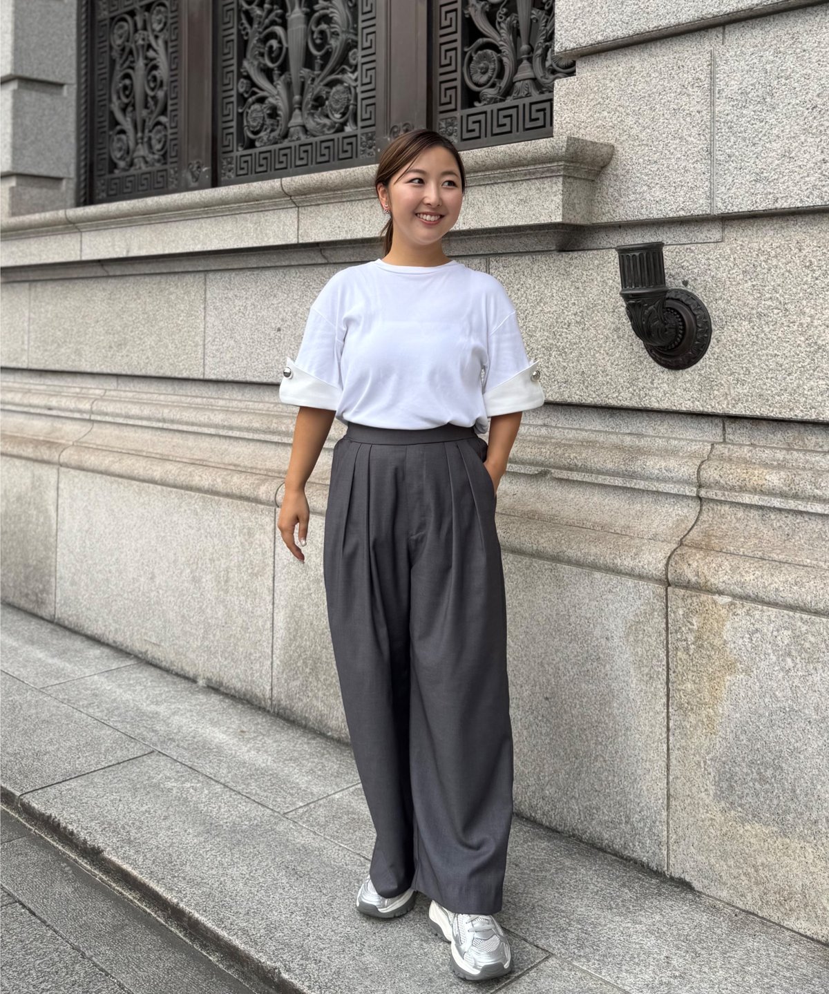 イージーパンツ-SSサイズ-(グレー) | Syell Raffiné