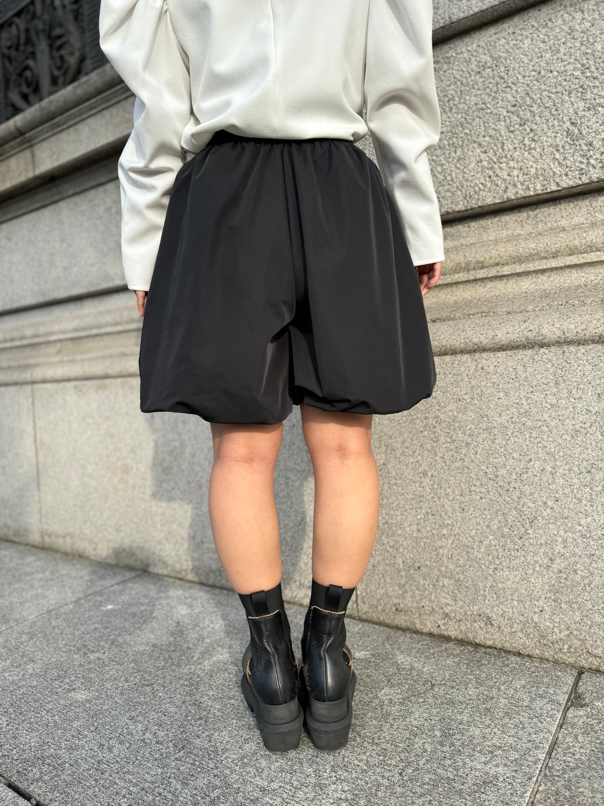 バルーンショートパンツ(ブラック) | Syell Raffiné バルーンショートパンツ(ブラック) | Syell Raffiné