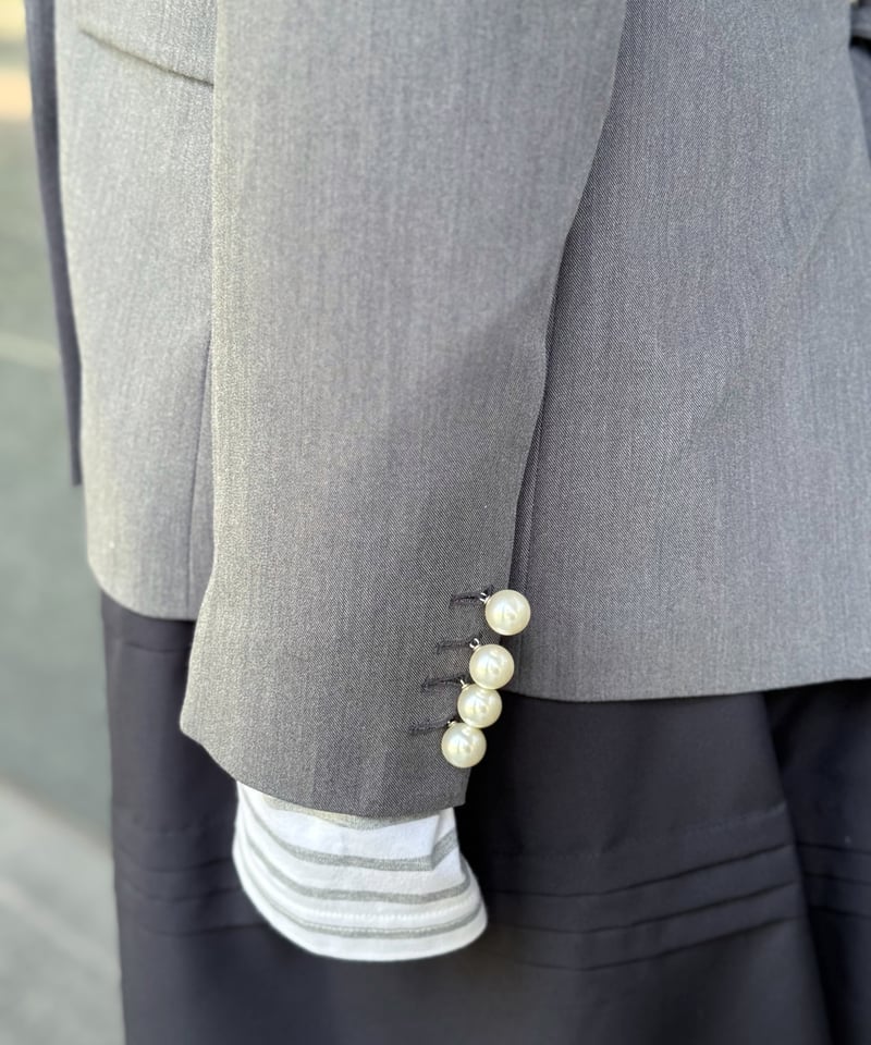 リボンパールジャケット　ダブルスタンダード　グレースコンチネンタル　好きに リボンパールジャケット ダブルスタンダード グレース