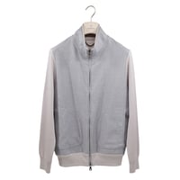 FIORONI / ZIP UP KNIT BLOUSON / GREY