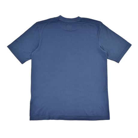 FEDELI / T SHIRT / BLUE HORIZONTAL STRIPES