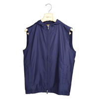 SVEVO / HOODED VEST / NAVY