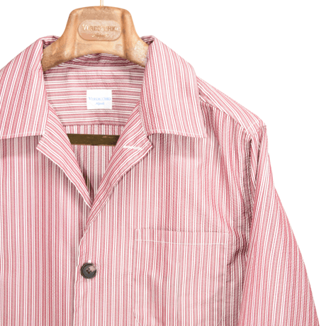 LUCA VERDICCHIO / SHIRT JACKET / RED STRIPE