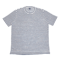 FEDELI / EXTRA MM / LINO/COTONE MELANGE / NAVY BLUE