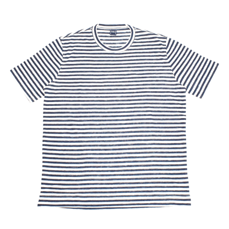 FEDELI / EXTRA MM / LINO/COTONE MELANGE / NAVY BLUE