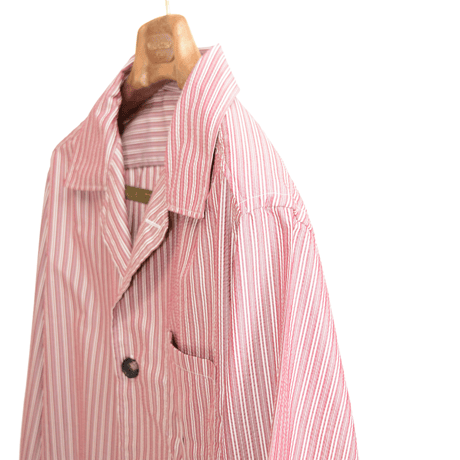 LUCA VERDICCHIO / SHIRT JACKET / RED STRIPE