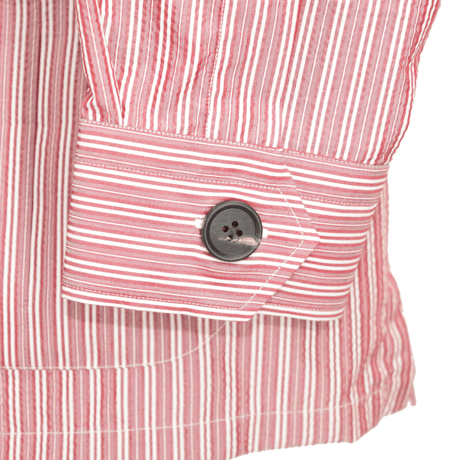 LUCA VERDICCHIO / SHIRT JACKET / RED STRIPE