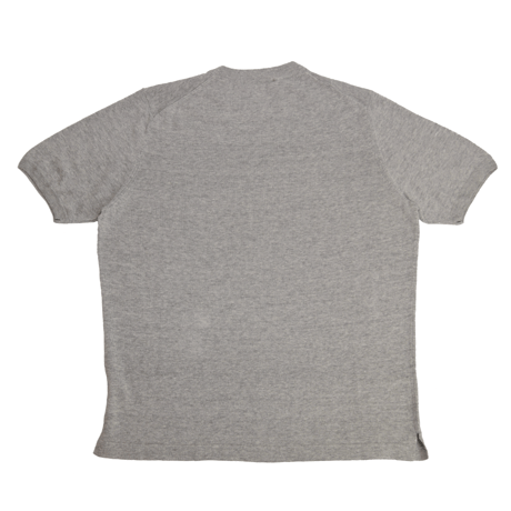 FIORONI / KNIT T-SHIRT STYLE SWEATER / GHIACCIO GREY