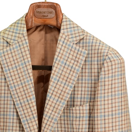 LUCA VERDICCHO / JACKET / イエローブルーチェック