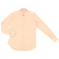 FRAY DRESS SHIRT / ORANGE MULTI STRIPE