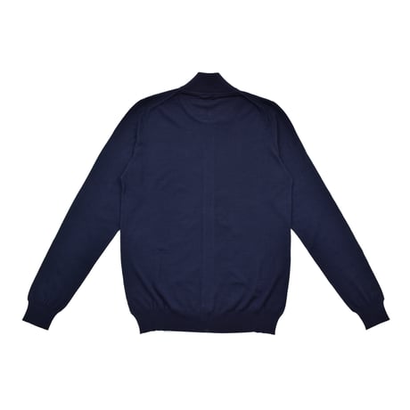 SVEVO ZIP-UP CARDIGAN / NAVY