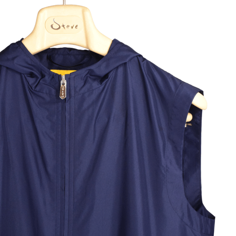 SVEVO / HOODED VEST / NAVY