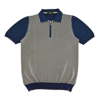 SVEVO / ZIP UP POLO KNIT/ SHORT SLEEVE