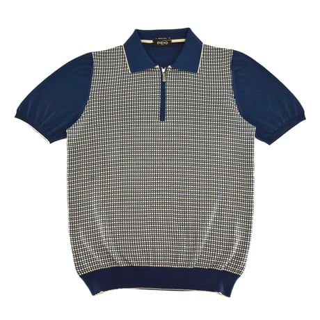 SVEVO / ZIP UP POLO KNIT/ SHORT SLEEVE
