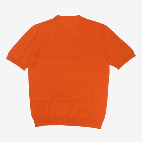 SVEVO CREW NECK / SHORT SLEEVE / FRONT DESIGNED / ORANGE