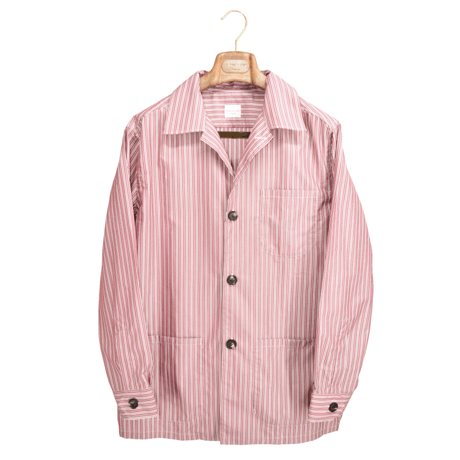 LUCA VERDICCHIO / SHIRT JACKET / RED STRIPE