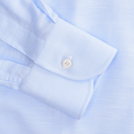 FRAY SHIRT / EROS BD / SAXE BLUE / COTTON LINEN