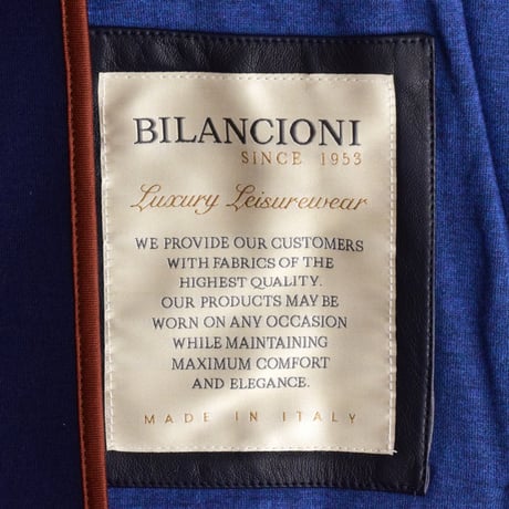 BILANCIONI / TRACK JACKET / NAVY