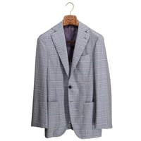 LUCA VERDICCHO / JACKET /ブルー×ブラウンペイン