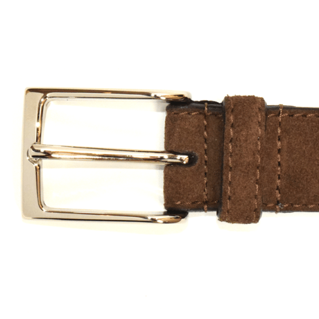 Carlo Del Monte / BELT / 30mm / CAFFE SUEDE